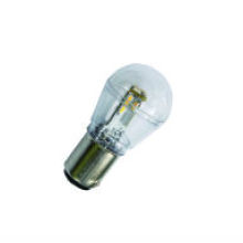 Ampoule de voiture S8 couvercle clair BA15S, 0.7W, 16 * SMD3014, 12V DC LED lampe